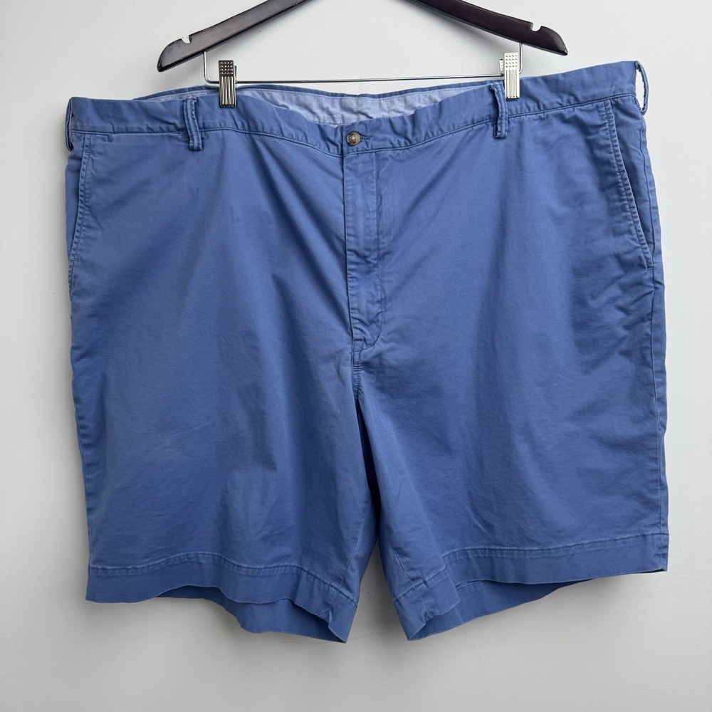 Polo Ralph Lauren Chino Shorts 52 Big Blue Classic Fit Stretch Casual Mens